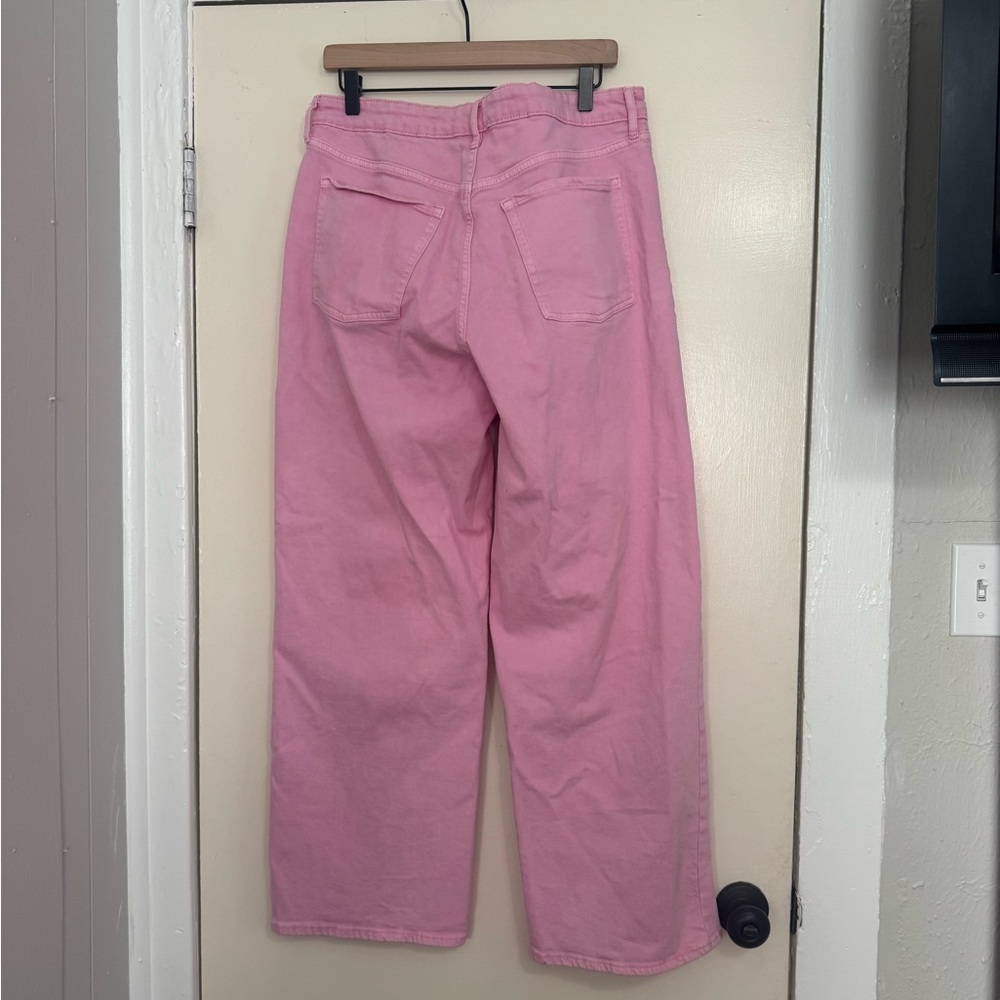 Old Navy Pink Flare Women's Jeans - Picture 8 of 9